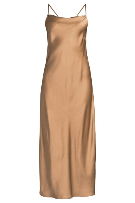 SATIN SLIPDRESS WITH BIAS CUT MISO 3