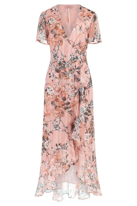 NEW JUNA LONG DRESS EUCALYPTUS FLORAL PR 3
