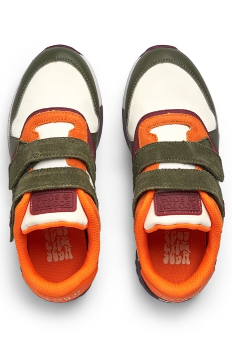 GIRLS VIVINA VELCRO SNEAKER ARMY GREEN MULTI 3