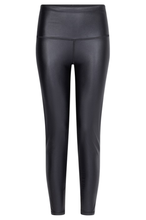 METALLIC YOGA LEGGINGS BLACK 3