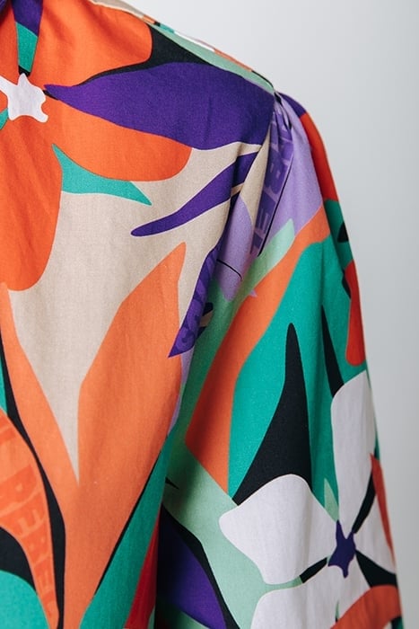 VIANNE BIG FLOWER MAXI DRESS MULTICOLOR 5