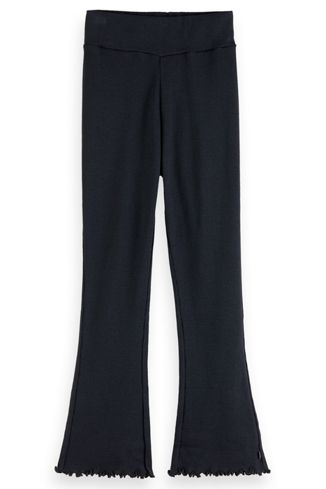 GIRLS FLARED LEGGINGS BLACK 1