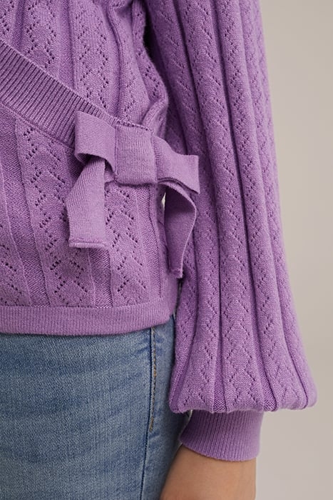 KNITTED CARDIGAN PURPLE 4