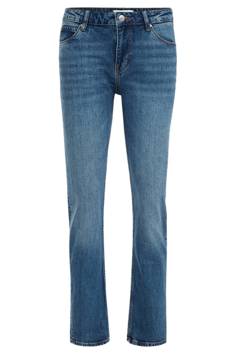 5-POCKET MID WAIST DARK BLUE 4