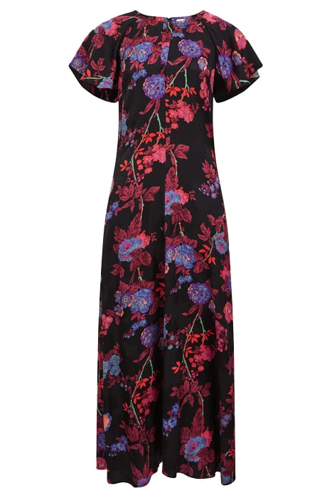 LENI DRESS BLACK/PINK 4