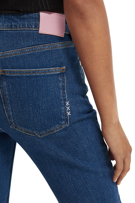 HIGH FIVE HIGH-RISE SLIM JEANS — FIFTIES BLUE 8