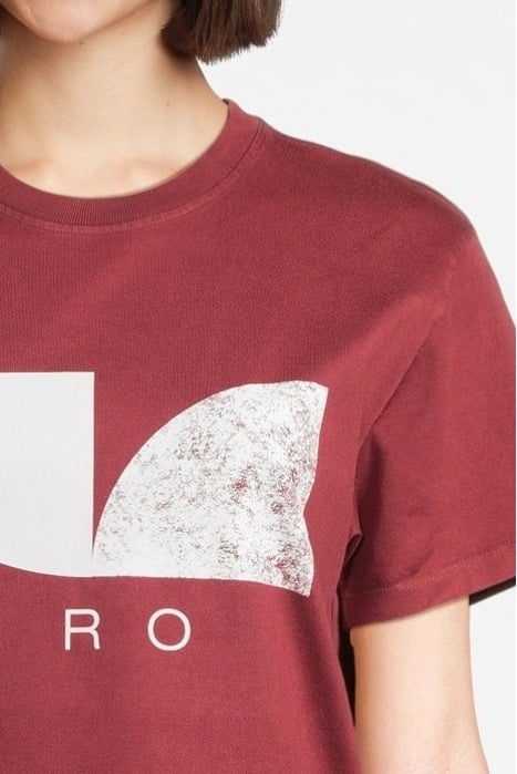 DACHI T-SHIRT IN RUST RED 4