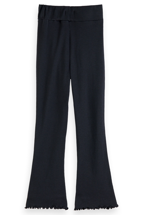 GIRLS FLARED LEGGINGS BLACK 2