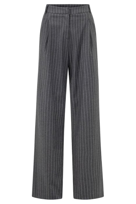 CARA PINSTRIPE PANTS GREY MELANGE 3
