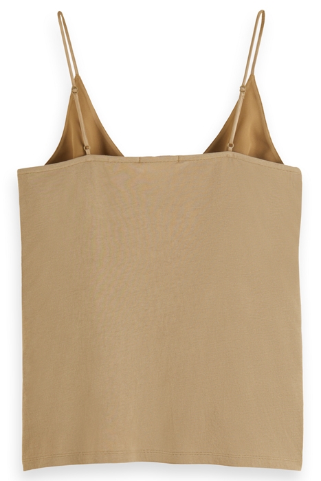 CAMISOLE WOVEN FRONT JERSEY BACK LIGHT ARMY 2