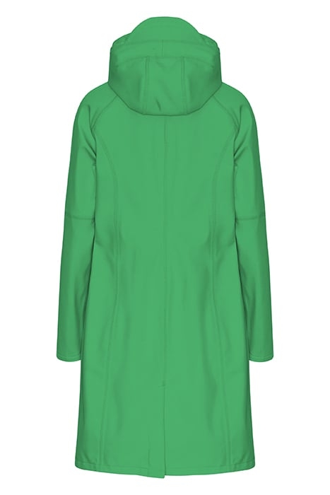 LONG SOFT SHELL RAINCOAT RAIN37L EVERGREEN 3