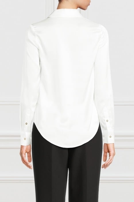 MELISSA PRINTED SHIRT PALE BUTTON-DOWN PEARL 2