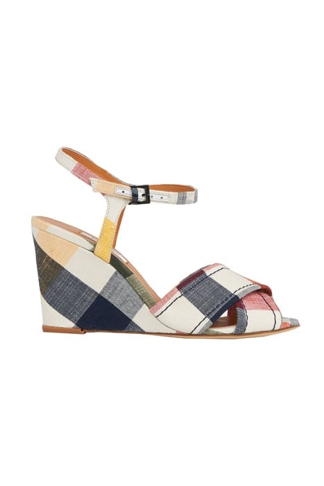 STELLA SUMMER CHECK WEDGE RED MULTI 1