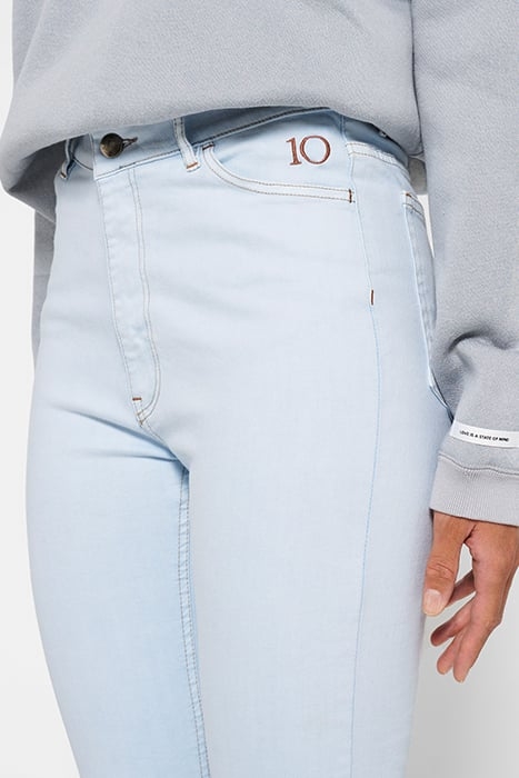 HIGH RISE SKINNY JEANS ICE BLUE 6