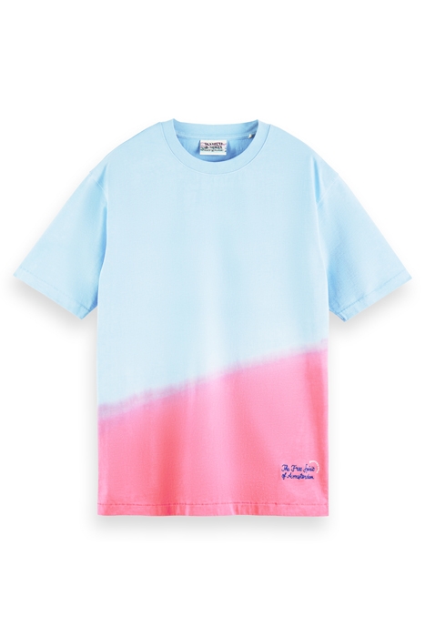 RELAXED TIE-DYE JERSEY T-SHIRT IN ORGANIC COTTON COMBO A 4