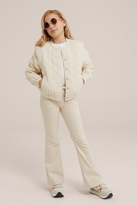 5-POCKET MID WAIST BEIGE 1