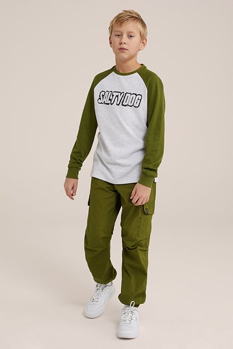 CARGO PANTS MOSS GREEN 2