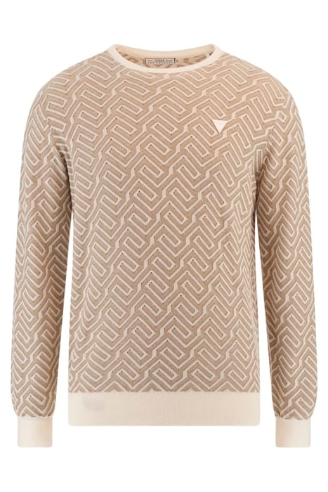 CARL LS CN GEOMETRIC SALT AND KHAKI STORM 4