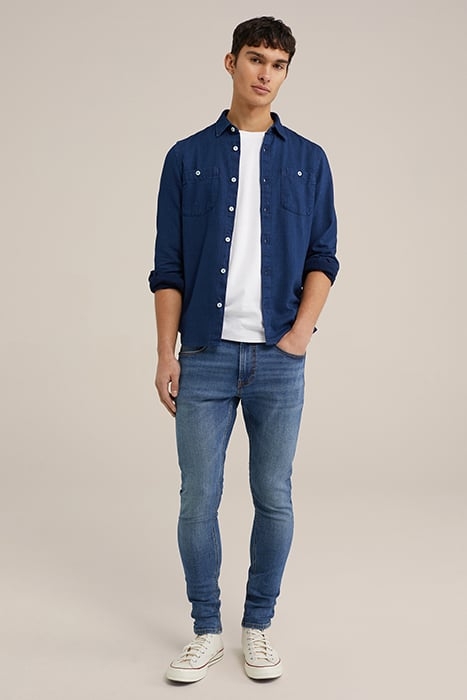 5-POCKET MID WAIST BLUE 3