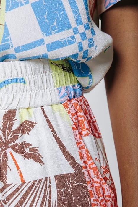 MELODY PATCHWORK STRAIGHT PANTS MULTICOLOR 3