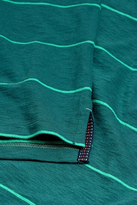 JACQUARD STRIPE POLO TEAL 7