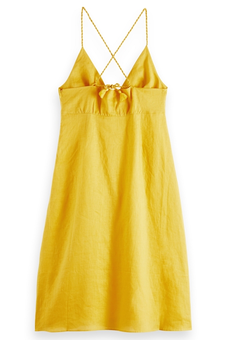 LINEN SHORT SLIP DRESS PINEAPPLE 5