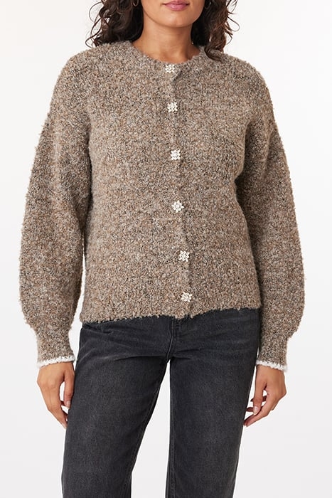 SWEATER CARDIGAN SAVANNAH TAN 1