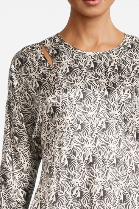 LEAF PRINT DRESS MULTI 4