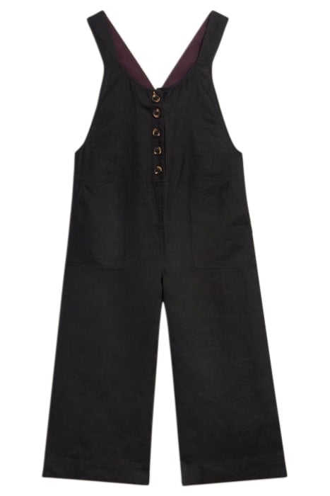VIOLA LINEN DUNGAREE PURE BLACK 1