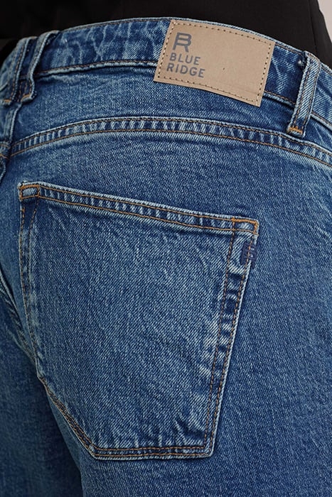 5-POCKET MID WAIST DARK BLUE 6