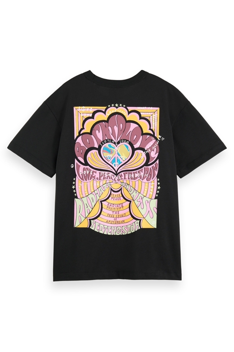 UNISEX BORN TO LOVE - SHORT SLEEVED TEE BLACK 5