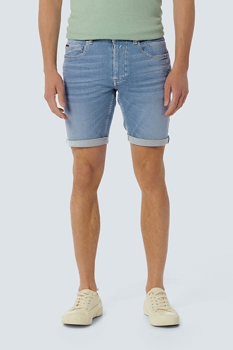 SHORT DENIM STRETCH BLEACH DENIM 1