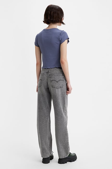 BAGGY STRAIGHT JEANS GREY 2