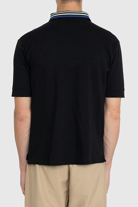 AHLUWALIA – BUKE SHORT-SLEEVE POLO BLACK 3