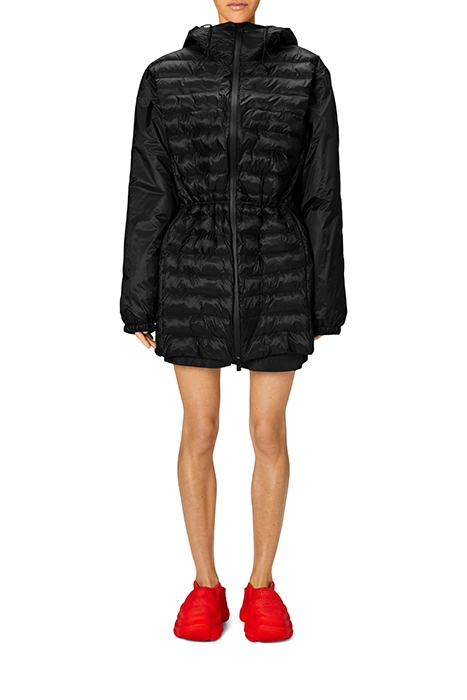 UNISEX KAUNAS LONG STRING JACKET W1T2 BLACK 3