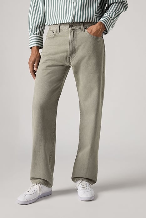 555 STRAIGHT JEANS KHAKI 1