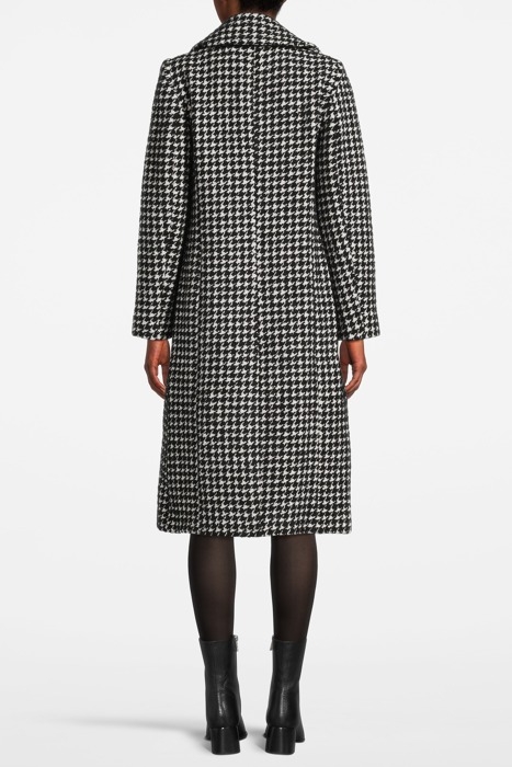 CELIA DOUBLE BREASTED COAT MONOCHROME 2