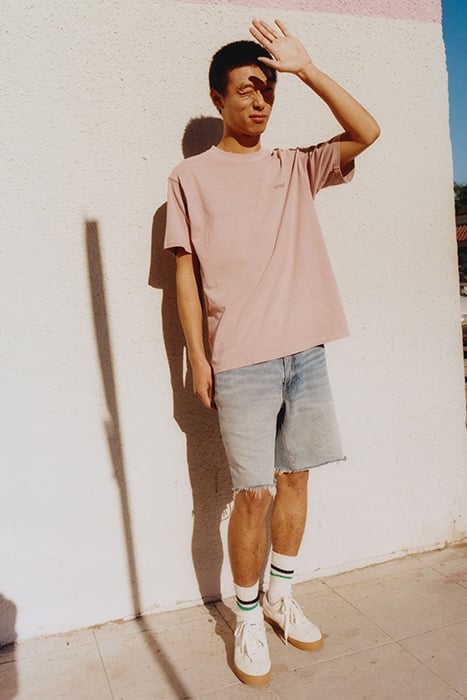 RED BASIC T-SHIRT PINK 7