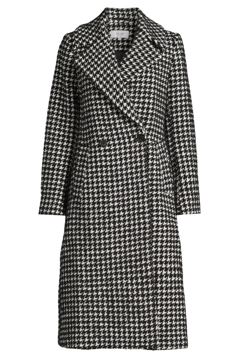 CELIA DOUBLE BREASTED COAT MONOCHROME 3