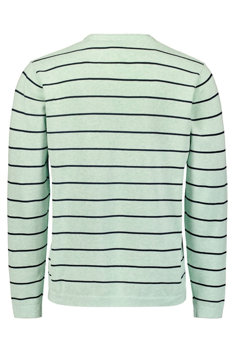 PULLOVER CREWNECK STRIPE MINT 5