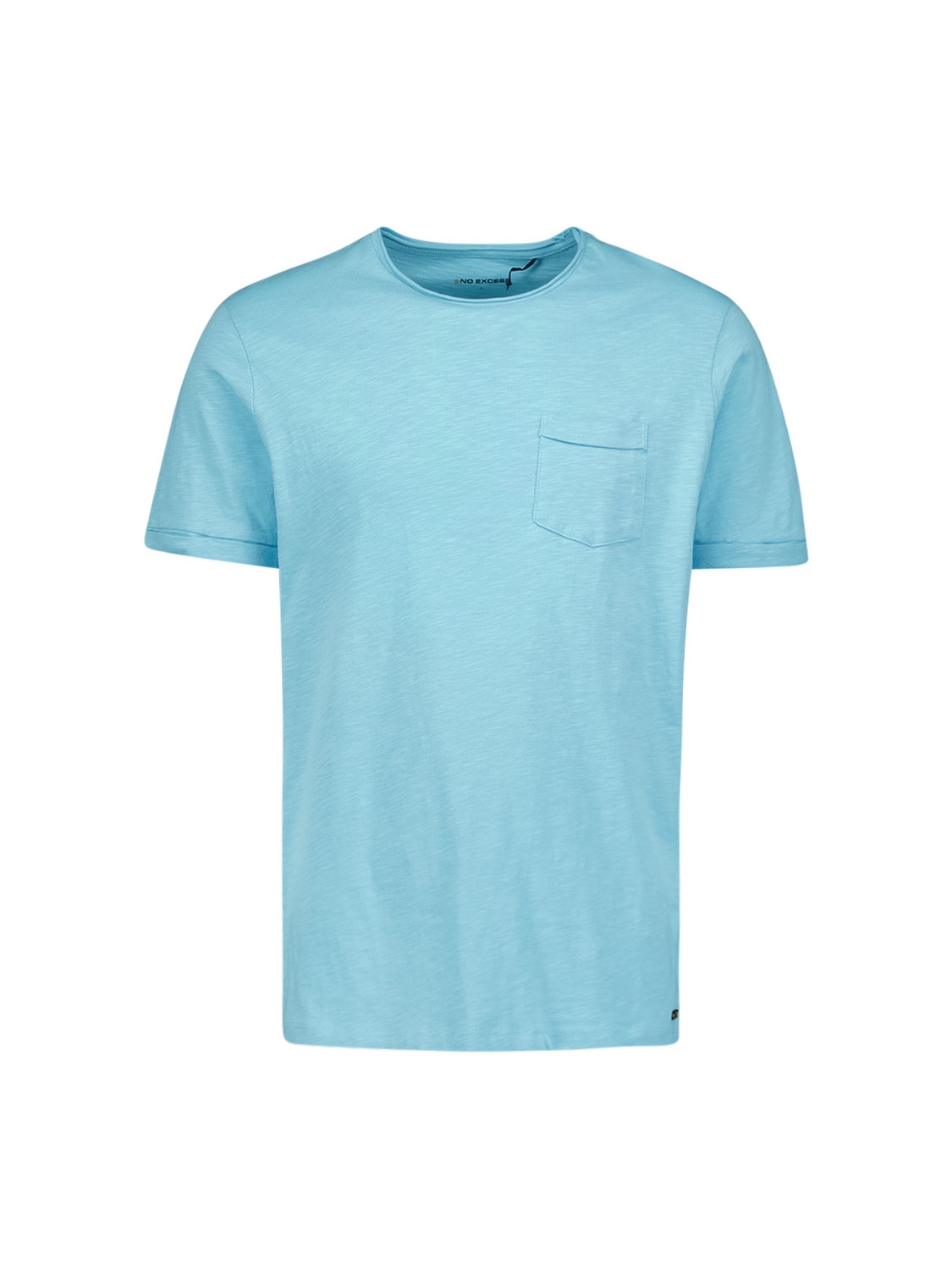 T-SHIRT CREWNECK SLUB AQUA 4