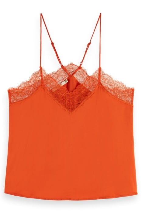 CAMISOLE WITH LACE DETAIL RED SKIES 4