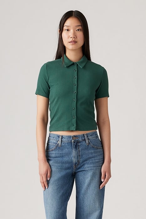 SHERRY BUTTON-DOWN SHIRT GREEN 1