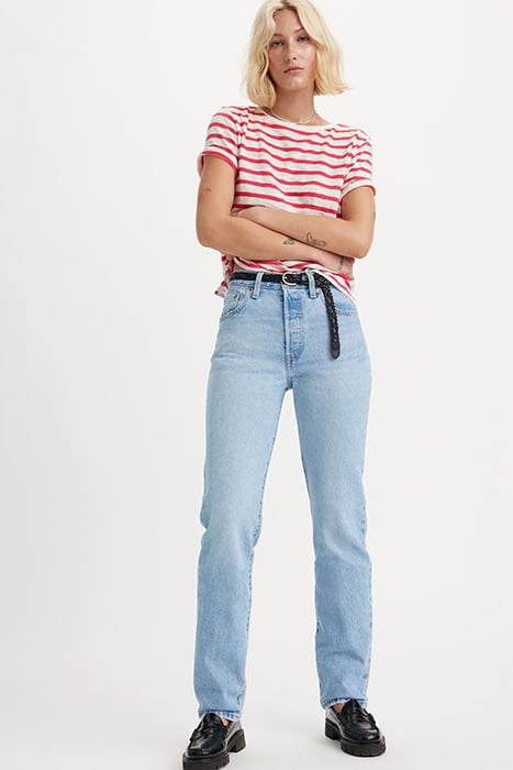 501 STRAIGHT JEANS BLUE 3