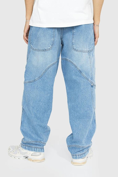 TRUSSARDI – 5 POCKET CARGO LOOSE FIT DENIM INDIGO OPEN HAND 2