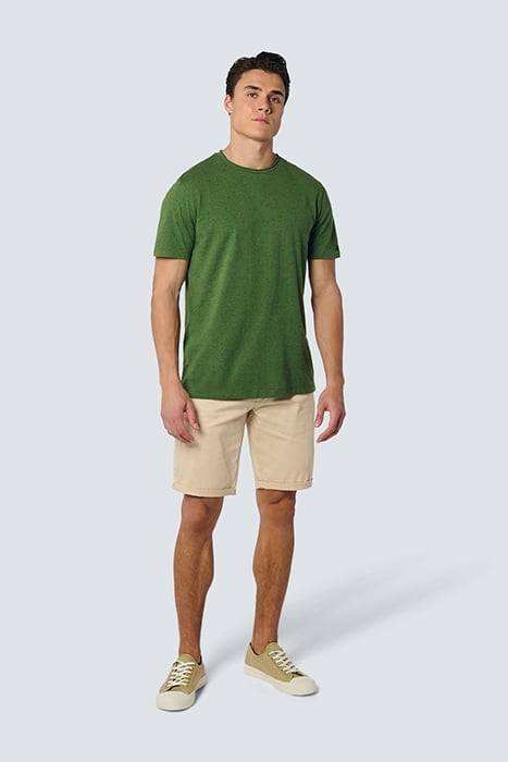 T-SHIRT CREWNECK MELANGE GREEN 3