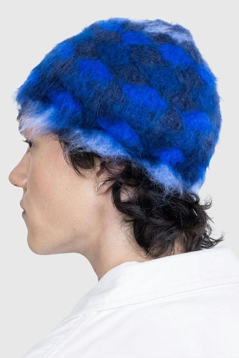 SSU – UNISEX BRUSHED MOHAIR SEASHELL BUCKET HAT MERLIN BLUE 2