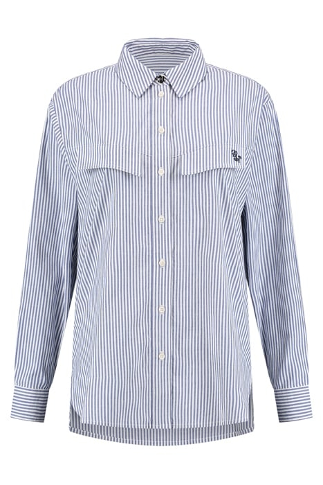 ALEXIS SHIRT BLUE/OFF WHITE 2