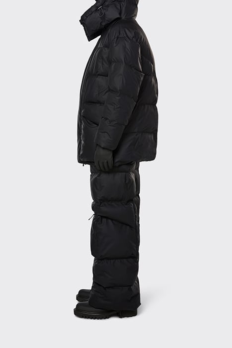 UNISEX BLOCK PUFFER JACKET BLACK 7