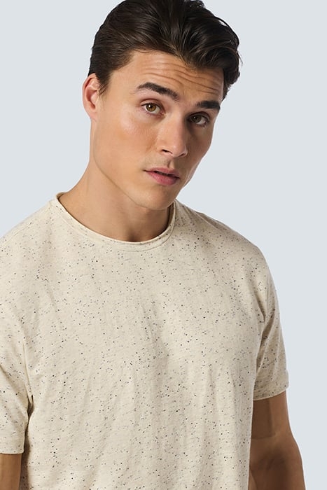 T-SHIRT CREWNECK MELANGE CREAM 6